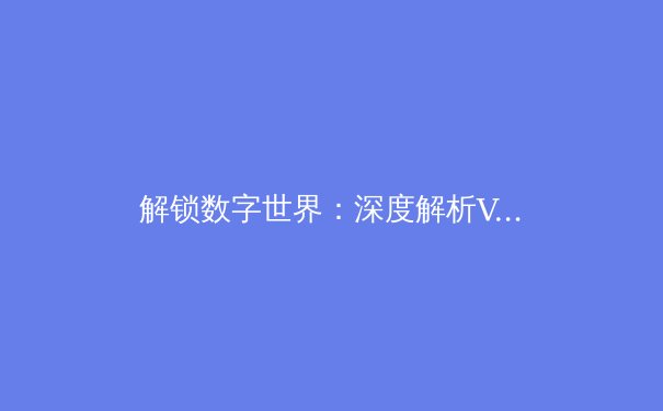 解锁数字世界：深度解析VPN在现代生活中的八大核心价值 - 3